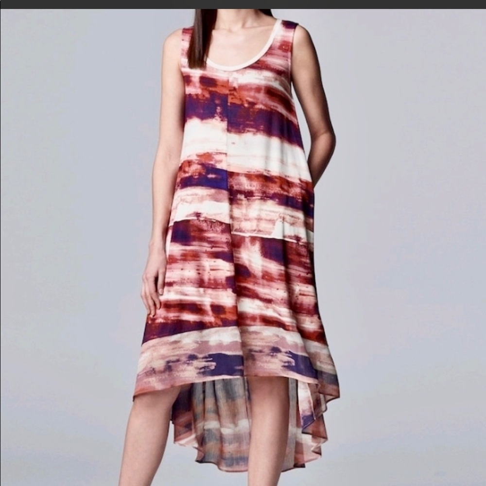 NWT👗Simply Vera,VERA WANG High-Low dress, size S